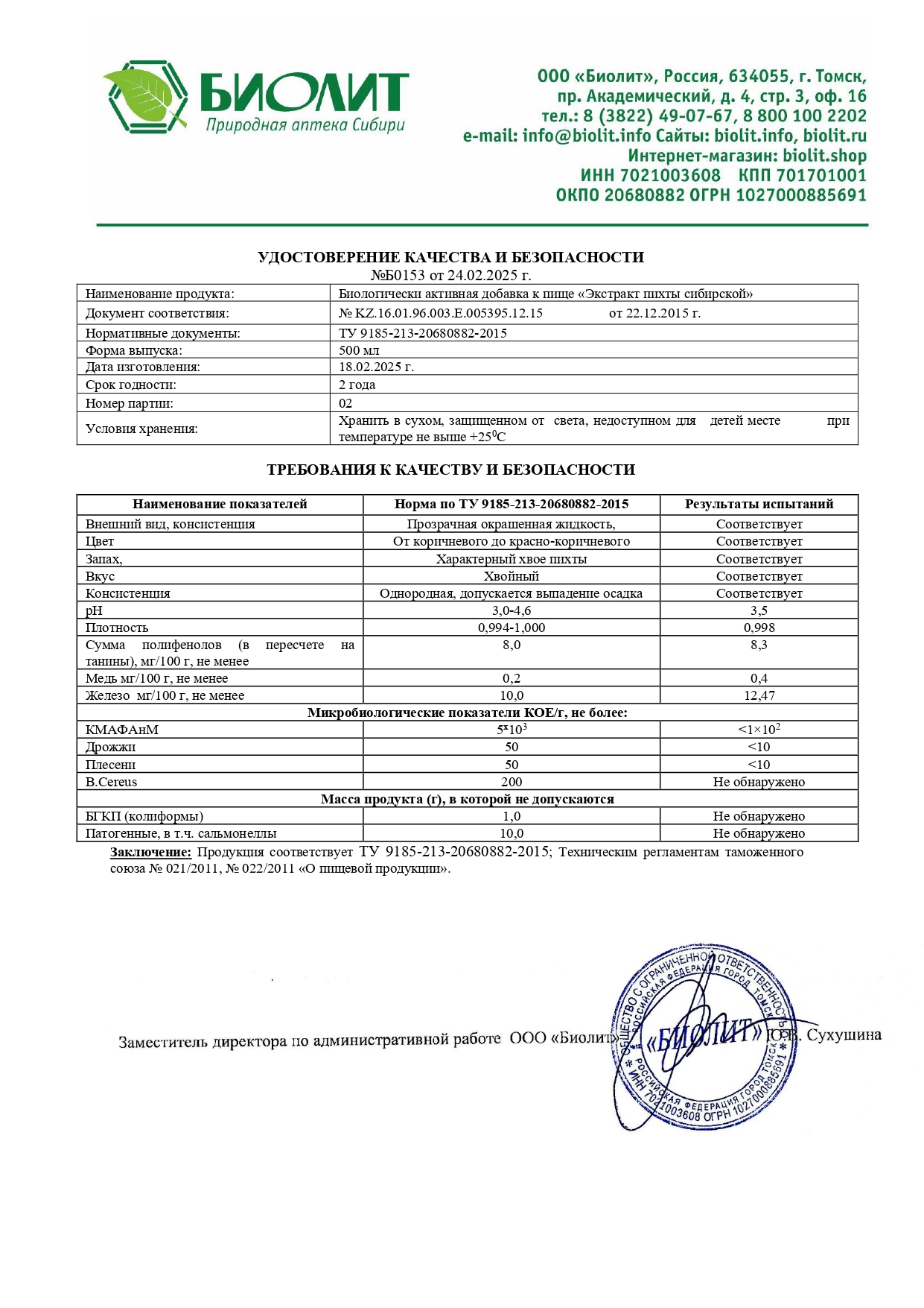 Паспорт №022025